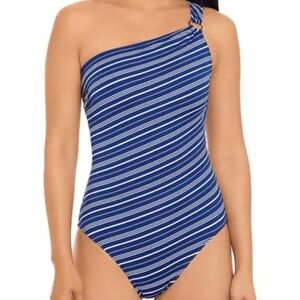 Lauren Ralph Lauren Harper One Shoulder  Swimsuit